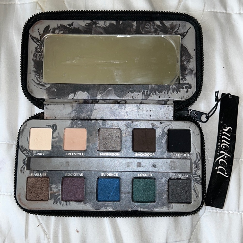 Urban Decay smoked eyeshadow palette
